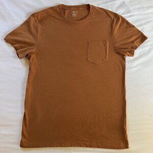 J. Crew Pocket T-Shirt - Burnt Orange - Men’s Large (Slim Fit) NWOT